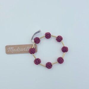 Madewell Beaded Stretch Bracelet NWT
